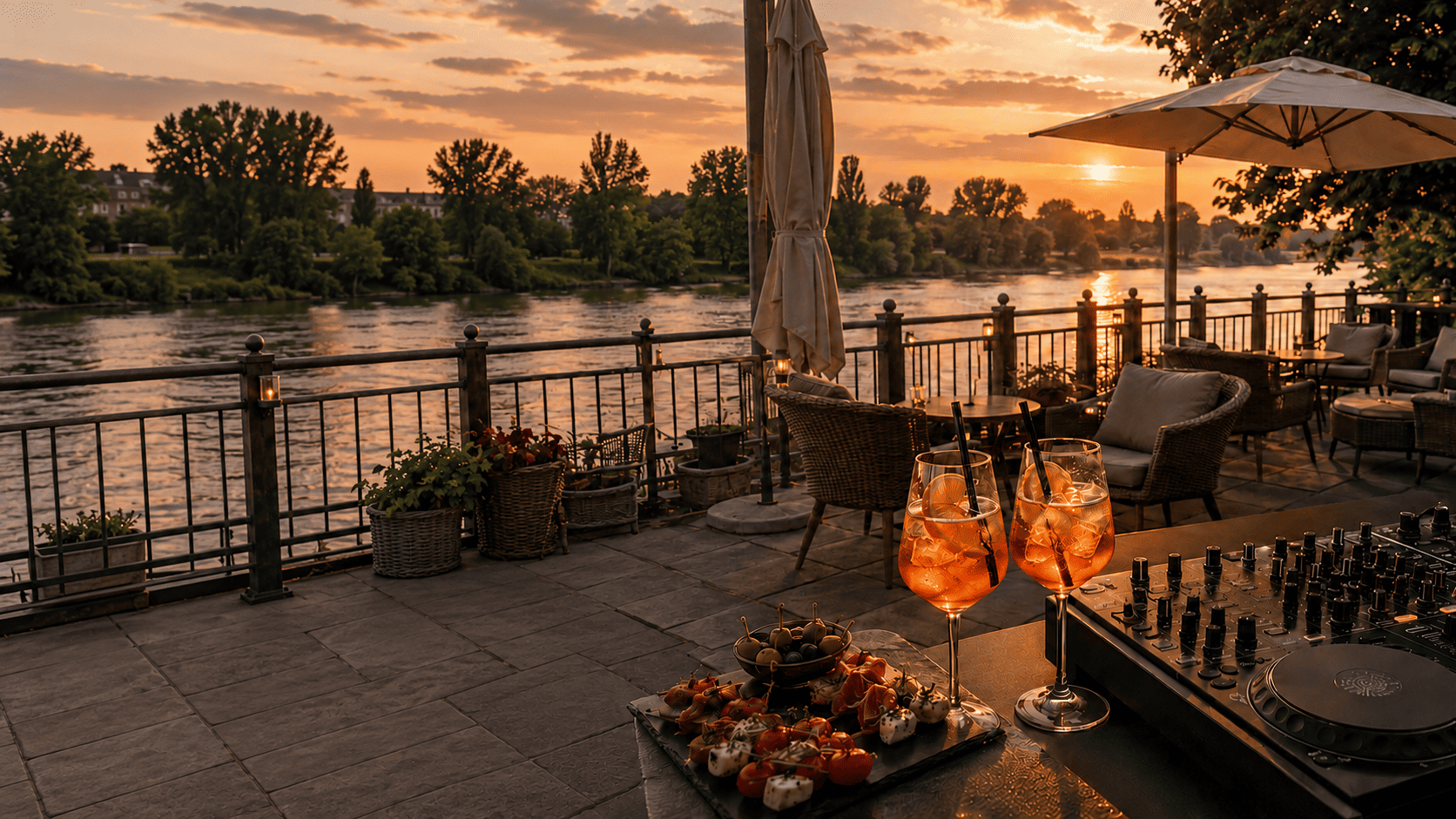Sundowner Event an der Schnellenburg